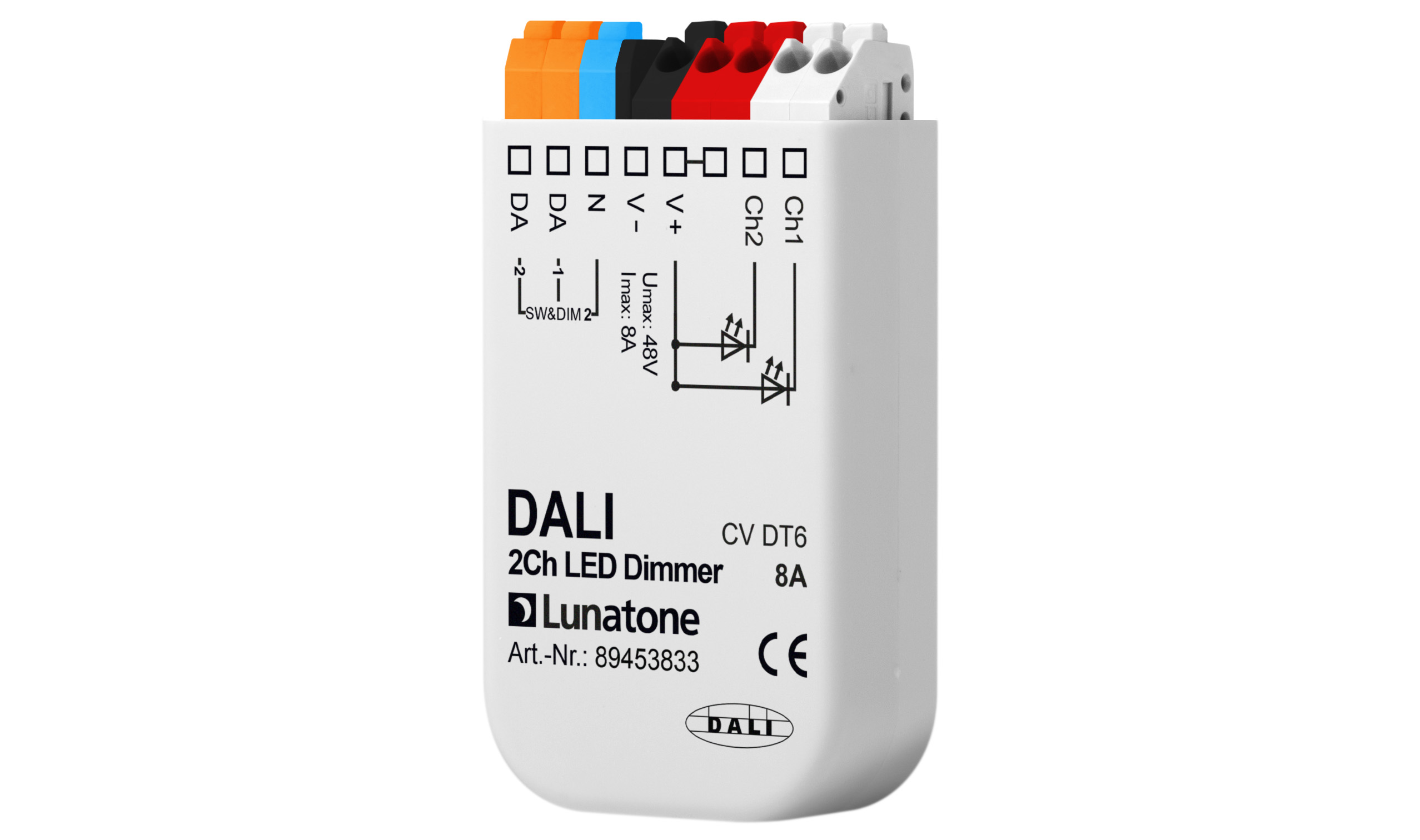 Lunatone 86459556 DALI DT6 1-Kanal LED Dimmer...