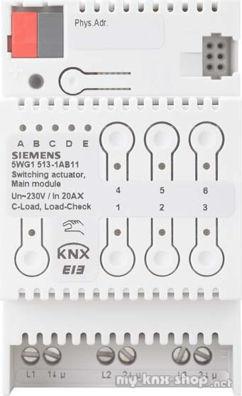 Siemens Schaltaktor Hauptmodul N 513/11 3x AC 230V 5WG1513-1AB11