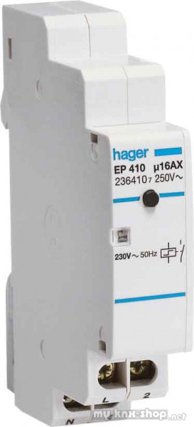 Hager Fernschalter 1S 8 bis 24V EP411