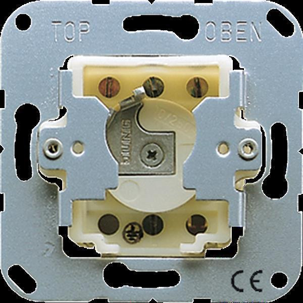 Jung CD133.18WU Schlüsselschalter, 10 AX, 250 V ~, Taster (Wechsler) 1-polig