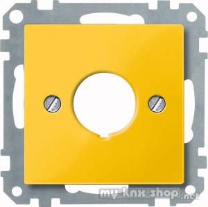 Merten 393803 Zentralplatte für Not-Ausschalter, gelb