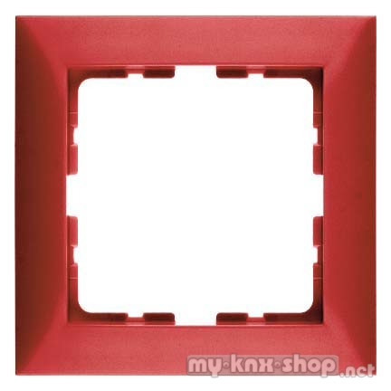 Berker 10118962 Rahmen 1fach S.1 rot, glänzend