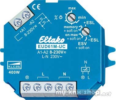 Eltako Dimmschalter 8-230VUC EUD61M-UC