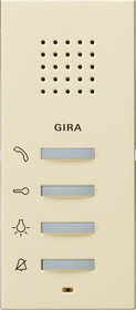 Gira 125001 Wohnungsstation AP System 55 cremeweiß