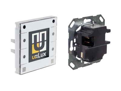 u::Lux 10220 Switch KNX TP Universelles Anzeige- und Bediengerät weiß