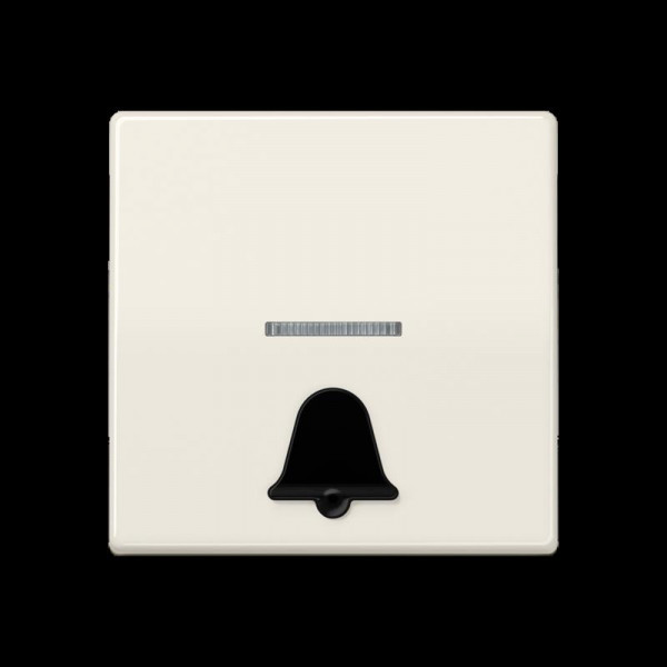 Jung AS591K1KO5 Wippe, abtastbares Symbol Klingel, Linse, Lichtleiter, Zentralplatte, für beleuchtba