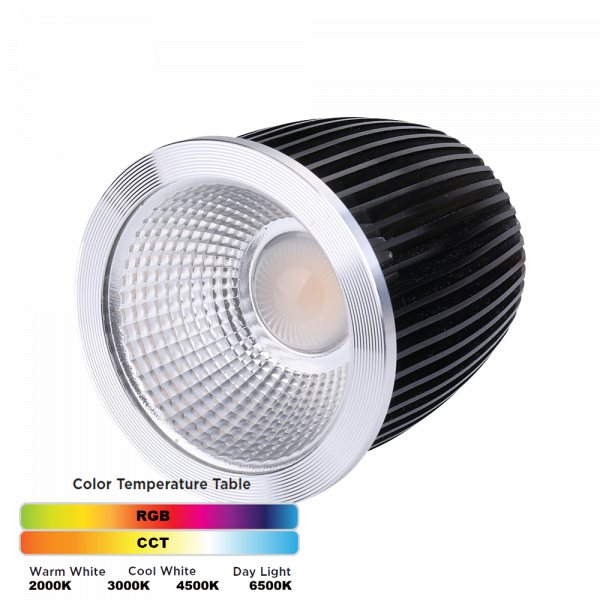 LEDLUMI 62411 LED Spot Reflektoreinsatz MR16 RGB-CCT ( WW 2000k / CW 6500k ) 12W