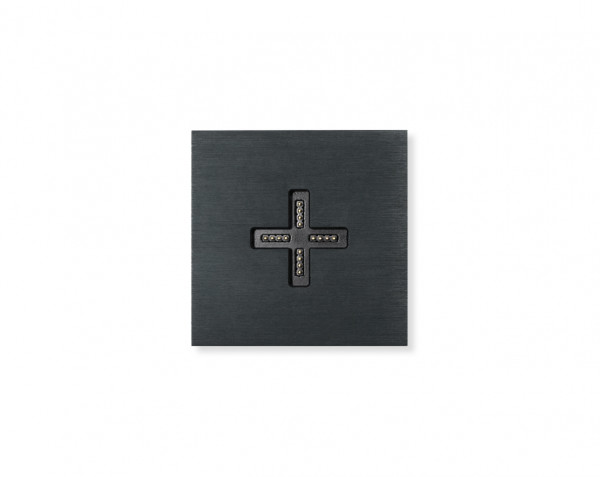 Basalte Eve Plus - wall base cover - brushed dark grey 0131-02