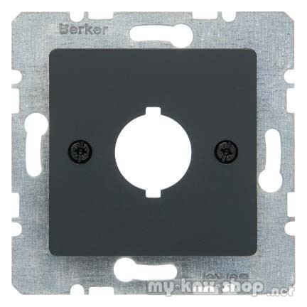 Berker 14311606 Zentralplatte für Melde- und Befehlsgerät Ø 18,8 mm Zentralplattensystem anthrazit