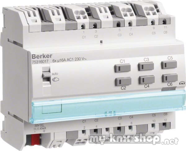 Berker KNX Schaltaktor 6-fach REG...