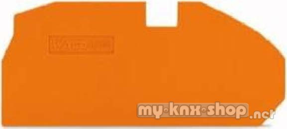 WAGO Abschlussplatte orange 2016-7692