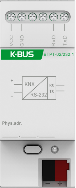 GVS KNX RS232 Konverter bidirektional - BTPT-02/232.1