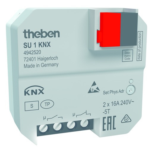 Theben SU 1 KNX (UP-Schaltaktor KNX) KNX UP-Schaltaktor 1K 4942520