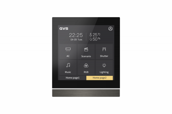 GVS KNX Touchpanel V40 Anthrazit - CHTF-4.0/15.3.23