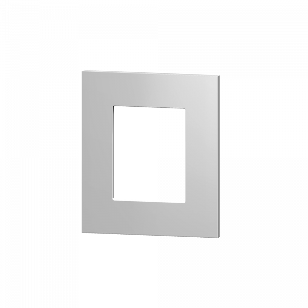 Ekinex EK-PQG-GBQ KNX Viereckige Platte, Fenster 55x55 mm, Aluminium