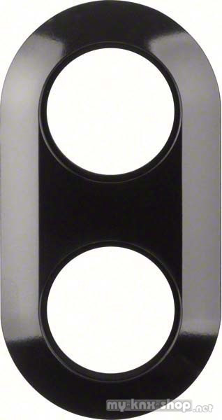 Berker 138121 Rahmen 2fach Serie 1930 schwarz, glänzend