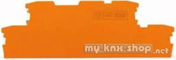 WAGO Abschluss-u.Zwischenplatte orange 2002-2992