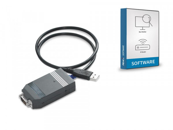 PEAKnx USB-Connector inkl. IP-Router/Bus-Monitor-Software