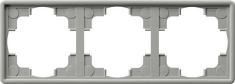 Gira 021342 Rahmen 3f grau S-Color