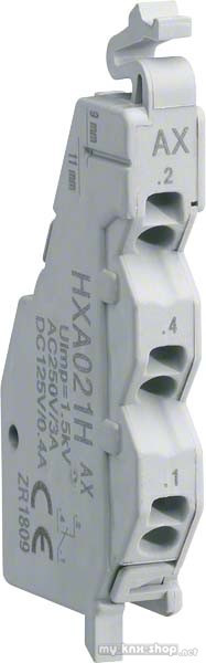 Hager Hilfsschalter 1NO+1NC 125VAC HXA025H