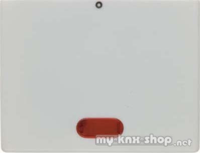Berker 14170069 Wippe mit roter Linse und Aufdruck "0" Arsys polarweiß, glänzend