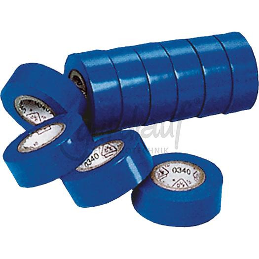 VDE-PVC-Isolierband, blau Stärke=0,15mm, Breite=15mm,