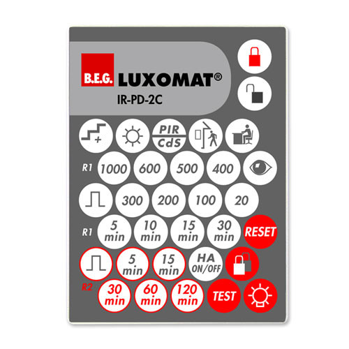 B.E.G. Luxomat 92475 IR-PD-2C Fernbedienung