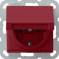 Gira 110402 SCHUKO KD System 55 Rot