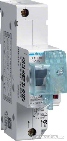 Hager SLS-Schalter 1P E-40A,für HS HTN140E