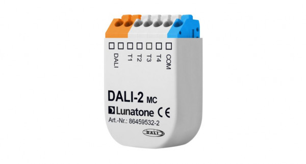Lunatone 86459532-2-APP Dali MC-2-MC Tasterkoppler mit 4 Eingängen