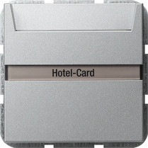 Gira 014026 Hotel-Card-Taster BSF System 55 Farbe alu
