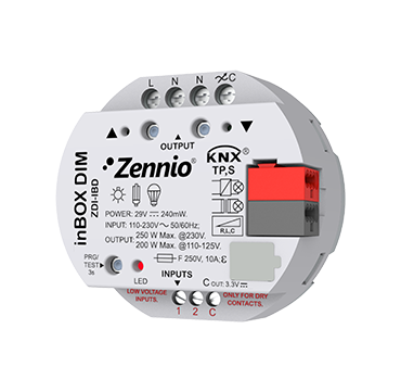 Zennio ZDI-IBD KNX Universal Dimmaktor inBOX DIM UP 1 Kanal 250 W