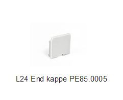 VitalCONTOUR PE85.0005 LED-Profilelement Endkappe für PE85.0003 L24 Aluprofil 24mm/2m