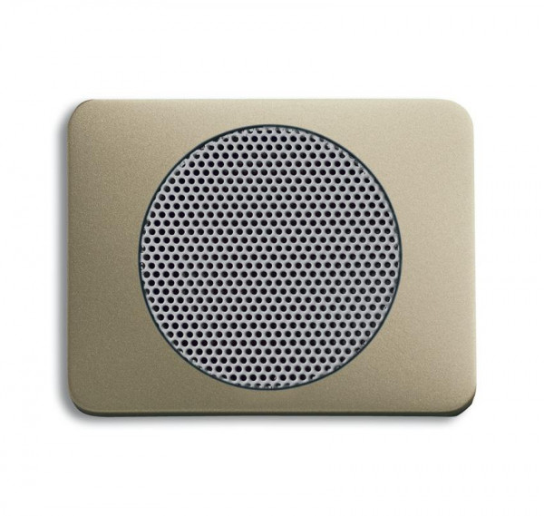 Lautsprecher-Anschlußdose Stereo Edelstahl silber Standard Schalterdose 60 mm 