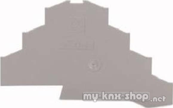 WAGO Abschlußplatte grau, 1mm dick 281-365