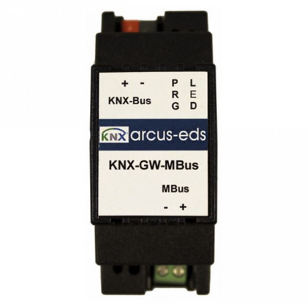 Arcus eds KNX-GW-MBus-REG Gateway für bis zu 3 MBUS Geräte auf KNX, REG 02, IP20, ein Busmaster der