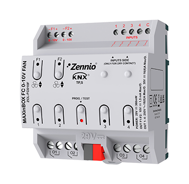 Zennio ZCL-FC010F KNX Fan-Coil-Controller MAXinBOX FC 0-10V FAN REG