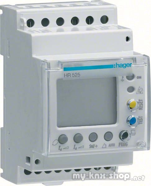 Hager FI-Relais 0,03-10A m.Zeitverz. HR525