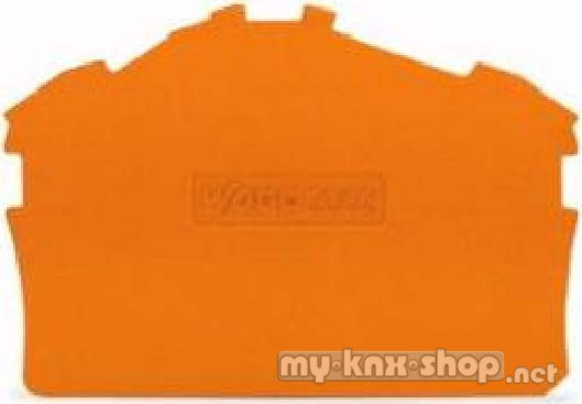 WAGO Abschluss-/Zwischenplatte orange 2002-6392
