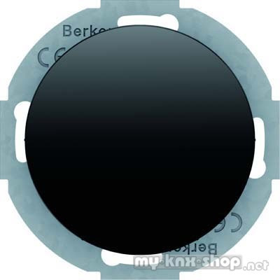Berker 10092035 Blindverschluss mit Zentralstück Serie R.classic schwarz, glänzend