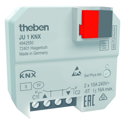 Theben JU 1 KNX (UP-Jalousieaktor KNX) KNX UP-Jalousieaktor 1K 4942550
