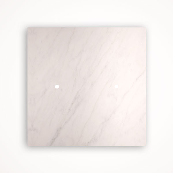 Tense KNX INTSCBM2 Intensity 2-fach Tastensensor Stone Carrara Bianco Marble