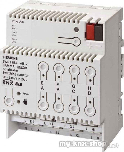 Siemens Binärausgang 3x230/400VAC, 10A C-Last 5WG1562-1AB11