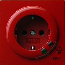 Gira 045143 SCHUKO ÜSS S-Color Rot