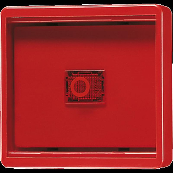 Jung 661WGLBL Abdeckung, Glasscheibe, rote Wippe, rotes Lichtaustrittsfenster