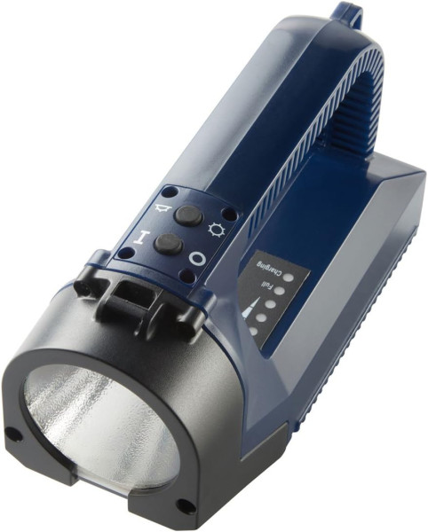 LED Handscheinwerfer PL-830, Hauptlicht 3W Power LED und Wegelicht 6 SMD LEDs, 1,6 Ah Li-Ion-Akku, s