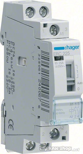 Hager Installationsrelais 16A 2S 8/12V ERL216
