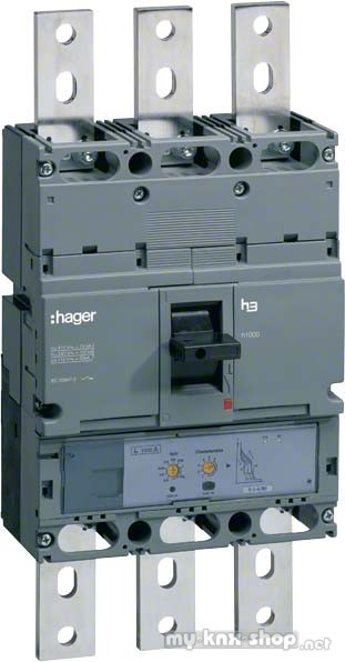 Hager Leistungsschalter h1000 3P 50kA 800A HNE800H