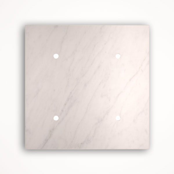 Tense KNX INTSCBM4 Intensity 4-fach Tastensensor Stone Carrara Bianco Marble