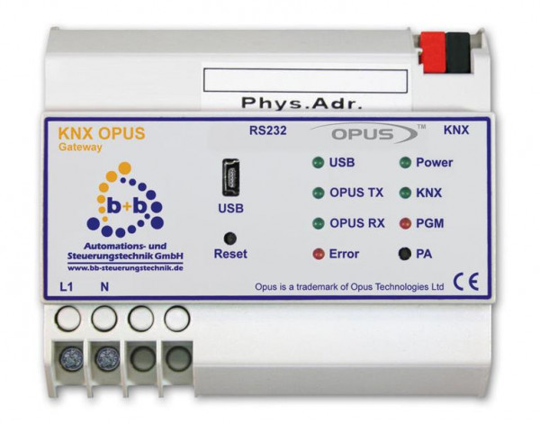 b+b E001-H028001 KNX Opus Gateway